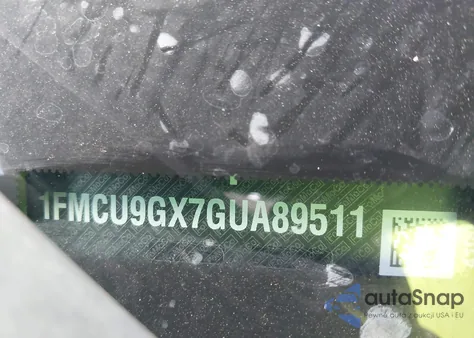 2016 Ford Escape Se from USA, damaged, VIN 1FMCU9GX7GUA89511